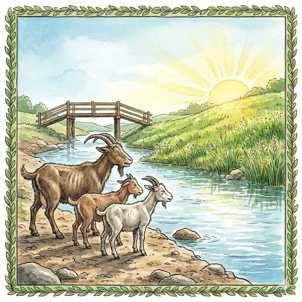 The Three Billy Goats Gruff - Page 1